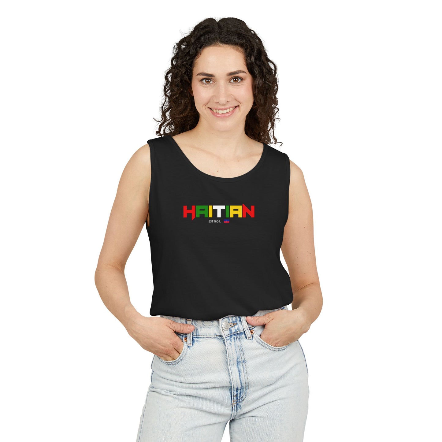 Haitian Unisex Garment-Dyed Tank Top