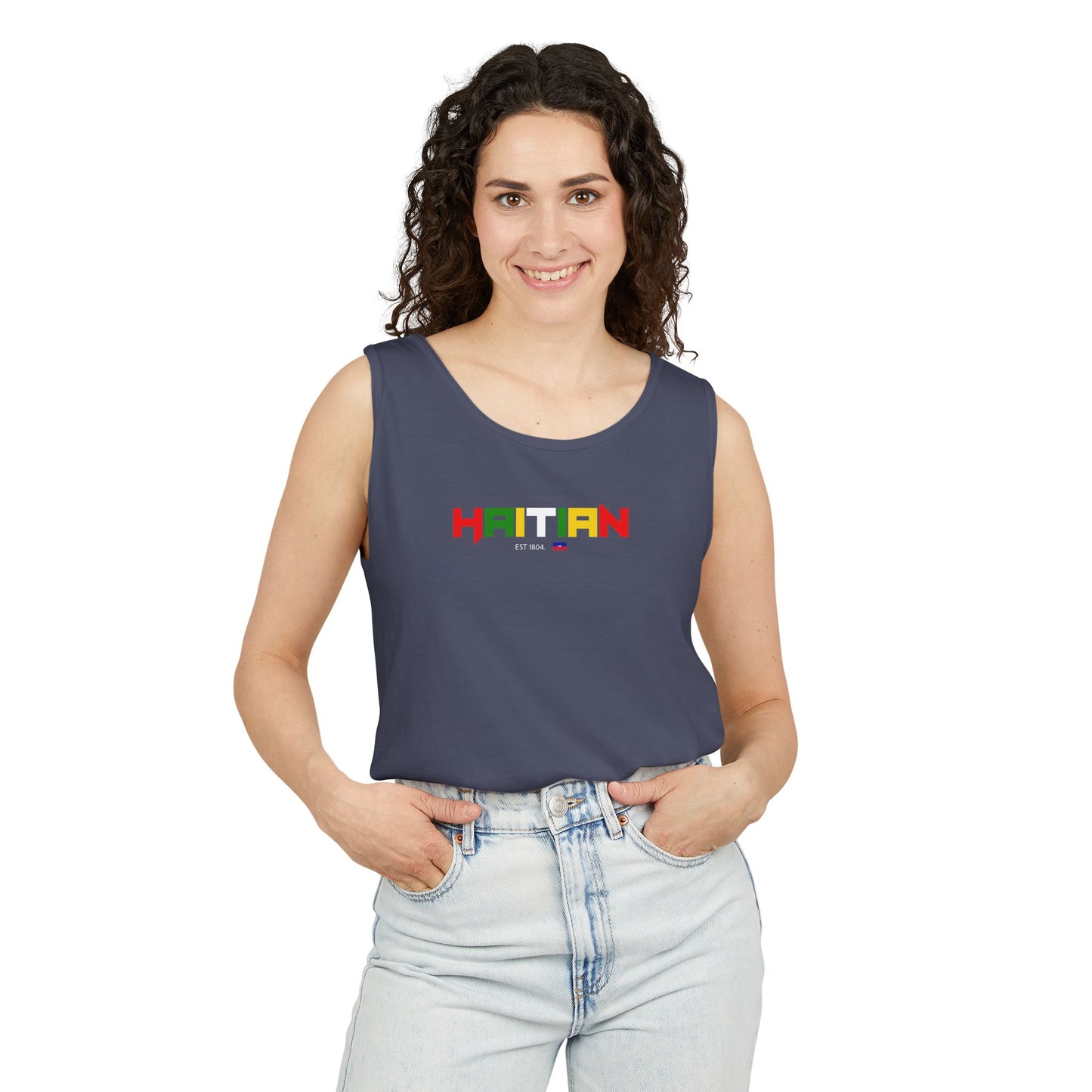 Haitian Unisex Garment-Dyed Tank Top